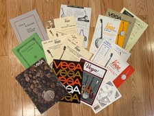Large Lot of Vintage Vega Banjo Catalogs, Brochures & Price Lists 1960s–2000s picture