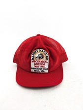 Vintage Marvin's Marvelous Mechanical Museum Tally Hall Red Trucker's Mesh Hat picture