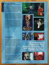 2008 LEGO Batman/Persona 4 Wii PS3 Xbox 360 PS2 DS PREVIEW Print Ad/Poster Art picture