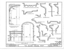 Photo:Rochester NY Oliver Culver House 1900s Arch Details HABS Drawing picture