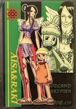 Bandai Cardass 2004 ONE PIECE Aisa and Raki Gummy Card No.159 Vintage Japanese picture