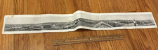 1918 WW1 MINI PANORAMIC PHOTO POSTCARD PRINT CAMP DEVENS - AYER, MASSACHUSETTS picture