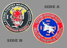 US Navy Strike Fighter Weapons School Challenge Coin  1#29 picture