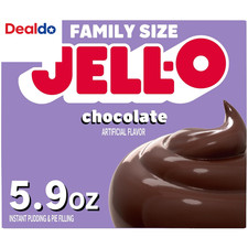 Jell O Chocolate Instant Pudding Mix 5.9 Oz Box Pie Filling Dessert picture