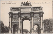 Litho PC ** Paris France Triumphal Arch of the Carrousel early 1900s picture