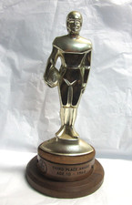 Vintage 1968 NFL Ford Punt Pass Kick Trophy PP&K 3rd Place Art Deco Award Bronze picture