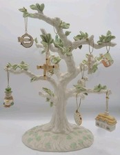 LENOX Luck of the Irish Tree including 10 Ornaments, With Box,2005, Ireland, USA picture