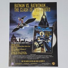 Batman Mystery Of The Batwoman DVD Print Ad/Poster picture