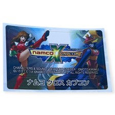 Sony PlayStation 2 PS2 Namco X Capcom 2005 Memory Card Sticker picture
