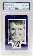 Jimmy Carter Signed Trading Card 1993 Face To Face Autographed POTUS PSA/DNA picture