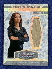 2021 UD Marvel Black Diamond Shards Scarlett Johansson As Natasha Romanoff #DSSJ picture