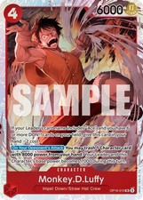 Monkey.D.Luffy OP16-015 Super Rare The Time of Battle One Piece Foil Near Mint picture