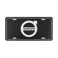 Volvo Vanity License Plate Car Tag – Aluminum Metal (Black Background) picture