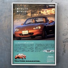 MAZDA Roadster NB 90s 1998 debut vintage ad MX-5 Miata GF-NB6C ROADSTER NB B6-ZE picture