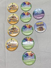 LOT OF 11 HAPPILY EVER AFTER /I'M CELEBRATING/1st Visit/Honorary Citizen Pin picture