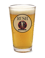 Rush - (Golden Ale ) - Rock and Roll - 16oz Pint Beer Glass Pub Barware Liquor picture