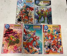 DC x Sonic the Hedgehog: The Metal Legion #1-5 Complete Series 2026 Main Cover A picture