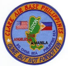 USAF BASE PATCH, CLARK AFB, PHILIPPINES, GONE BUT NOT FORGOTTEN   Y picture
