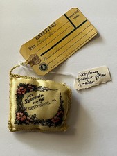 GETTYSBURG SOUVENIR * CIVIL WAR BATTLEFIELD * MINIATURE PILLOW MAILER * VINTAGE picture