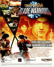Onimusha Blade Warriors Capcom PlayStation 2 Vintage Magazine Print Ad 2003 picture