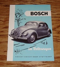 1952 Volkswagen Bosch German Sales Brochure 52 VW picture