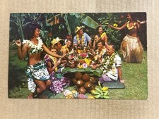Postcard Hawaii HI Don the Beachcomber Polynesian Luau Beautiful Hula Dancers picture
