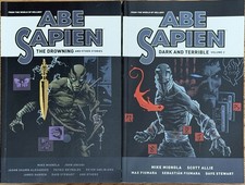 Abe Sapien Omnibus Lot of 2 TPB Drowning Dark Terrible Vol 2 Hellboy Mignola picture