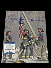 Thomas E Franklin 9/11 Ground Zero Photographer Signed Autograph 11x14 Photo BAS picture