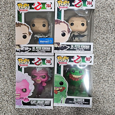 Funko Ghostbusters Pop Vinyl Mixed Lot 4 Boxed Venkman Slimer Ghost Walmart picture