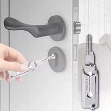 2-in-1 Stainless Steel Key Decoder Locksmith SS001 PRO Lock Repair Tools Kit 1PC picture
