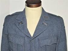 VINTAGE 1940s HEAVY WOOL MILITARY ACADEMY MARCHING UNIFORM PATCHES/BELT/MORE S picture