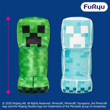 Minecraft Dungeons Super Big Plush Complete Set of 2 FURYU Prize PSL picture