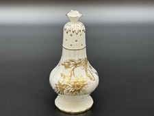 Hammersley Spode Large Golden Floral Sugar Shaker Muffineer, Pattern 6025 picture