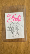 One Piece Sketch card sketch by Gen Sato Luffy Rubber Mugiwara picture