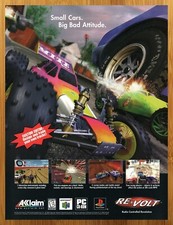 1998 Re-Volt Nintendo 64 N64 Vintage Print Ad/Poster Car Racing Video Game Art picture