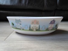The Lenox Village Oval Serving Bowl - Fine Porcelain 2001 9-3/4