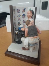 Norman Rockwell Tattoo Artist  Figurine Saturday Evening Post LE 696/2500 w/COA  picture