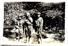 Scarce Original 1918 photo of Three Boy Scouts in New York 1918 B&W 2.4