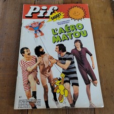 Pif GADGET No. 388 Les Charlotte L'aéromatou French Comic Magazine c1970s picture