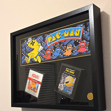 Atari Pac-Man Shadow Box Frame  2600 Ms. Pac-Man Arcade Coin picture