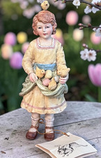 RARE Bethany Lowe Vintage Easter Girl With Chicks NEW picture
