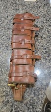 SWEDISH M1910 AMMO BANDOLIER CARTRIDGE BELT LEATHER 1940 DATED BANDOLEER picture