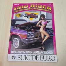LowRider Magazine March 1990 64 Impala Suicide Euro Vintage Cruising Mag VG+ picture