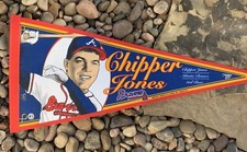 Chipper Jones Atlanta Braves Pennant. Rare. Good Condition  picture