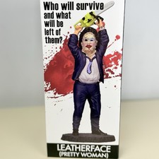 Pretty Woman Leatherface NECA Texas Chainsaw Massacre Bobblehead NWT SCARY Funny picture