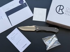 Chris Reeve Umnumzaan Drop Point MagnaCut Sandblasted Titanium CRK Knife ZAAN picture