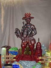 Resin Eleggua Orisha Sculpture Figurine, 3D Effect, Multicolor, Santeria,Yoruba, picture