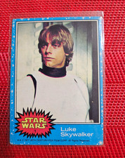 1977 Topps Star Wars Series 1 Blue Border Card #1 Luke Skywalker picture