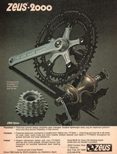 1981 Zeus 2000 gears-ORIGINAL Bike Bicycle Print ad / mini posterVintage picture