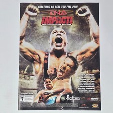 TNA Impact PS3 Wii Xbox 360 Wrestling So Real Print Ad/Poster Promo Art picture